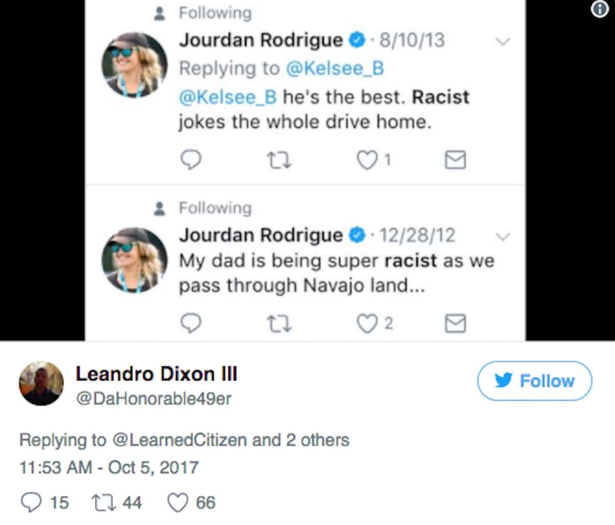 jourdan rodrigue cam newton racist tweet