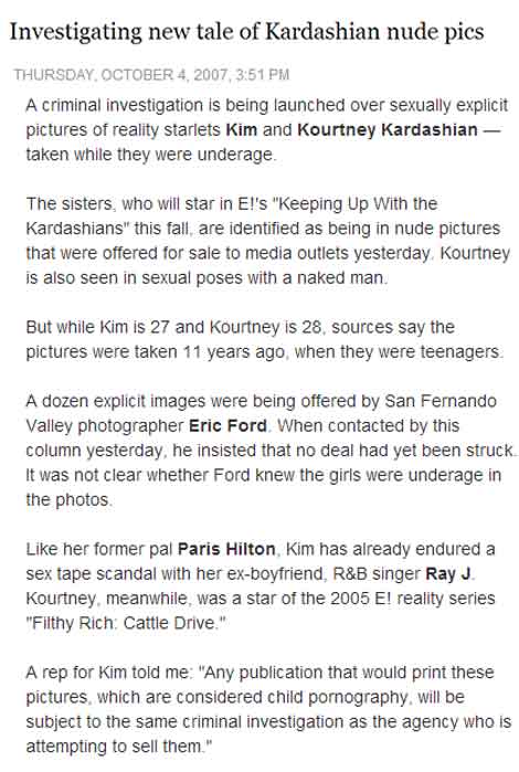 Kourtney Kardashian Sex Photos