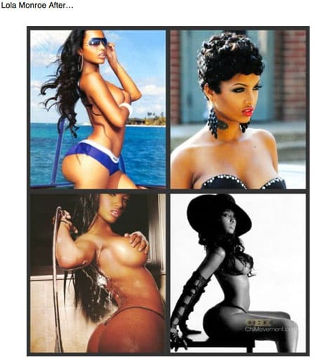 Lola Monroe After Booty Implants