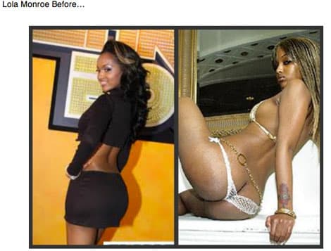 Lola Monroe Before Booty Implants