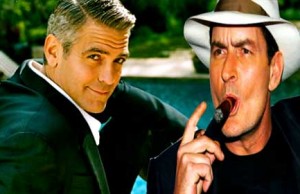 Charlie Sheen vs. George Clooney