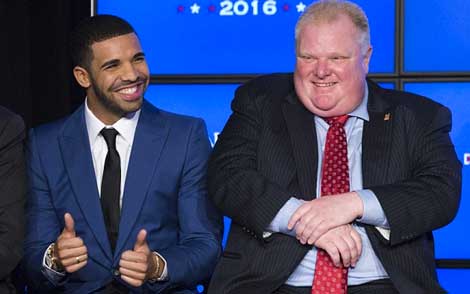 Crack Smoking Toronto Mayor w/ Drake