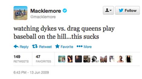 Macklemore Bigot