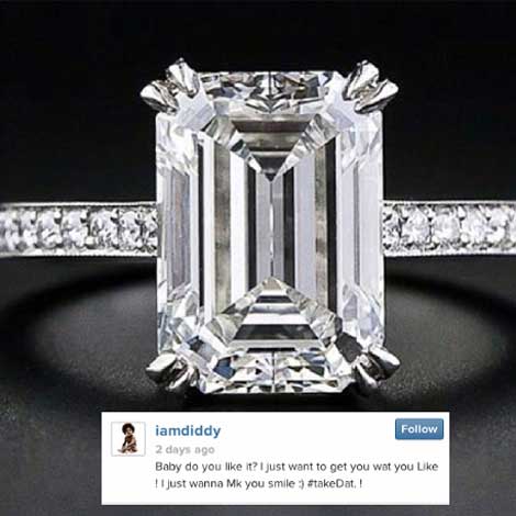 Diddy Engagement Ring