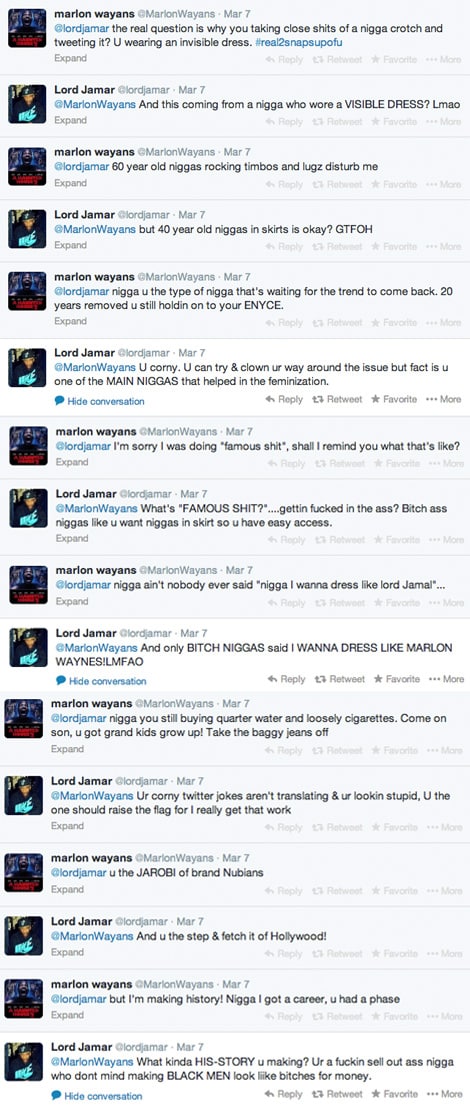 Lord Jamar vs. Marlon Wayans