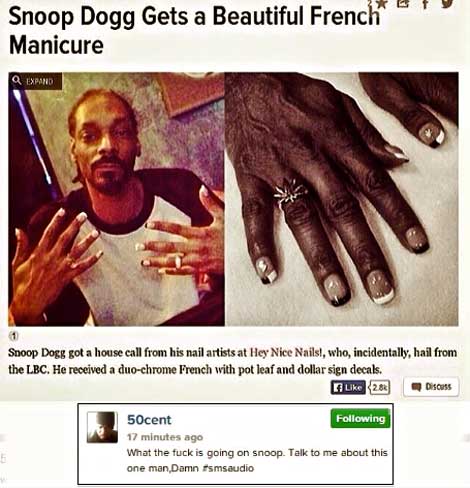 Snoop Dog's French Manicure