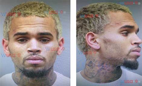 Chris Brown 2014 Mugshot