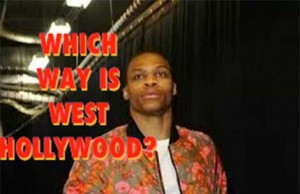 Russell Westbrook Goes Glam