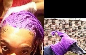 Wiz Khalifa Purple Hair