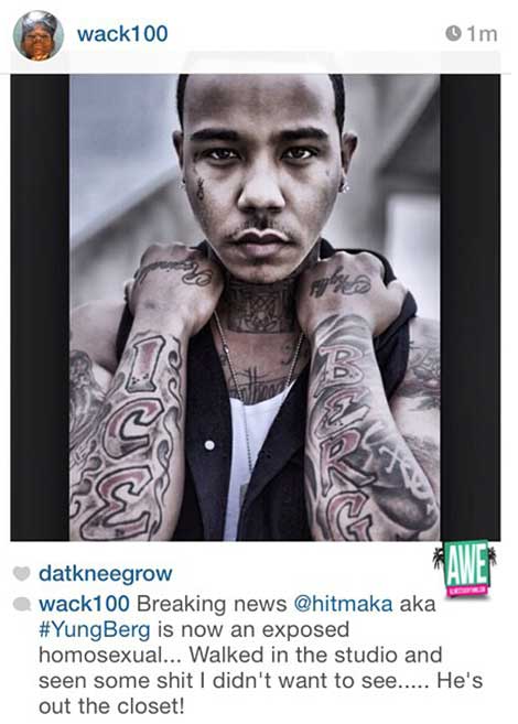 Yung Berg Outted Homosexual