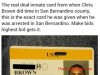 Chris Brown Inmate Card For Sale
