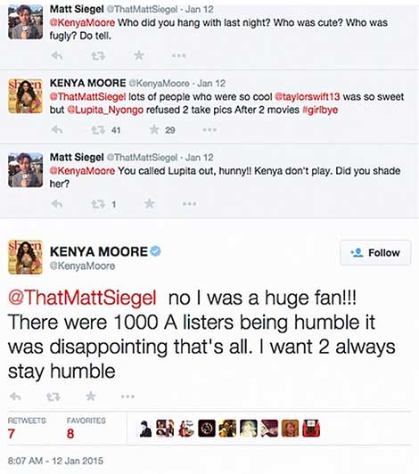 Kenya Moore vs Lupita Nyong’o