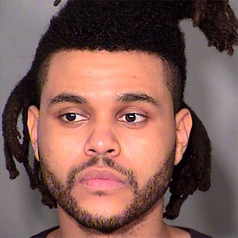 The Weeknd Mugshot