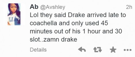Drake's Coachella Fail