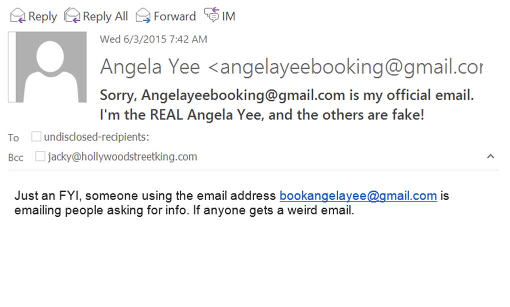 Angela Yee Email Hacked