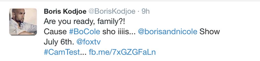 Boris Koejoe Drops BET