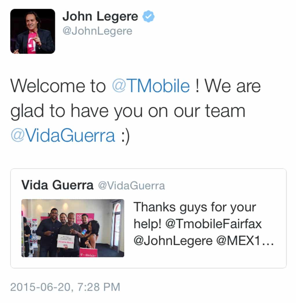 John Legere Vida Guerra