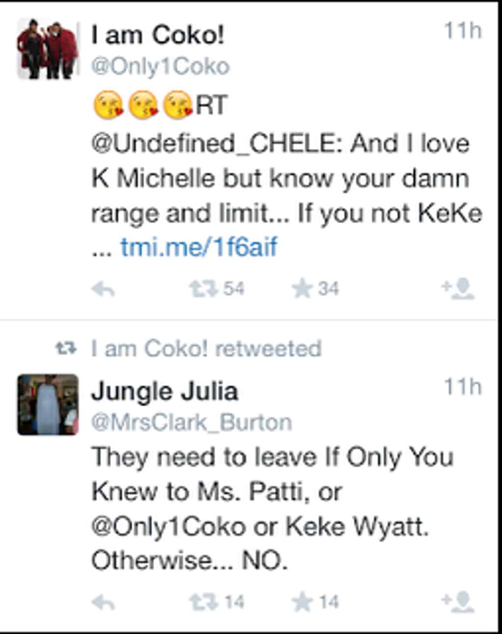 k michelle swv coko beef twitter 2