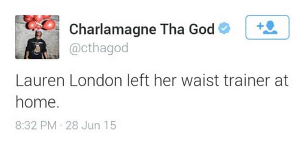 lauren london charlamagne tweet