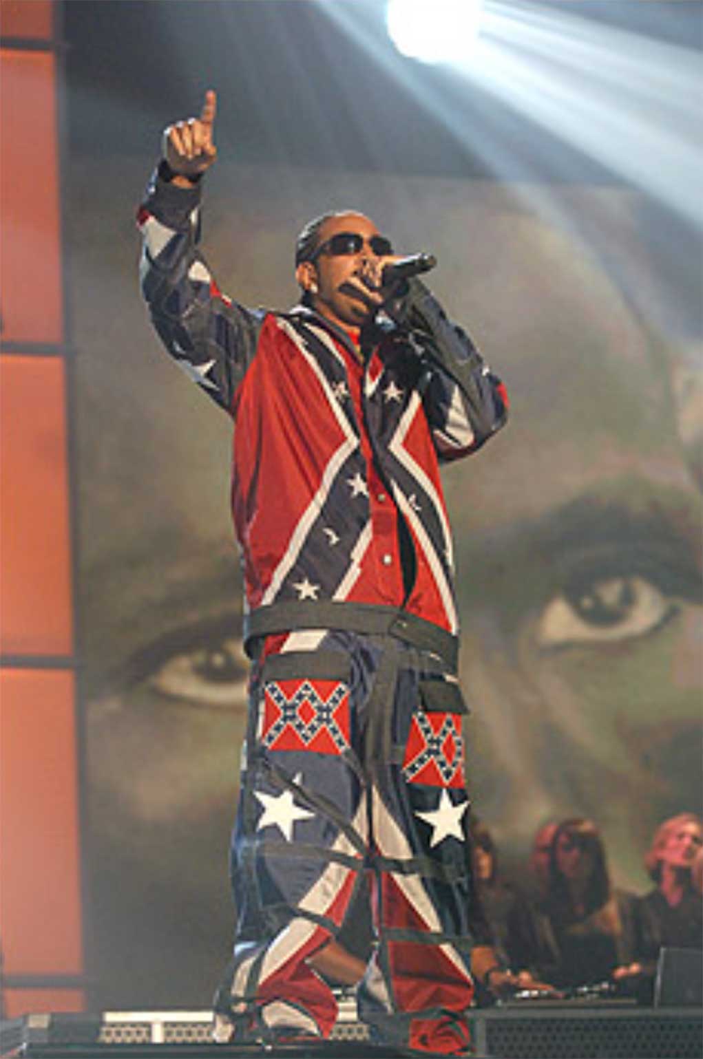 Ludacris Confederate flag