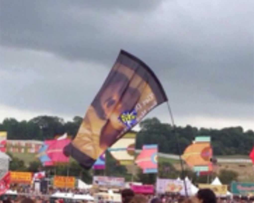 Kanye’s Glastonbury Glimpse: Flag Features Kim K Giving Ray J Fellatio!