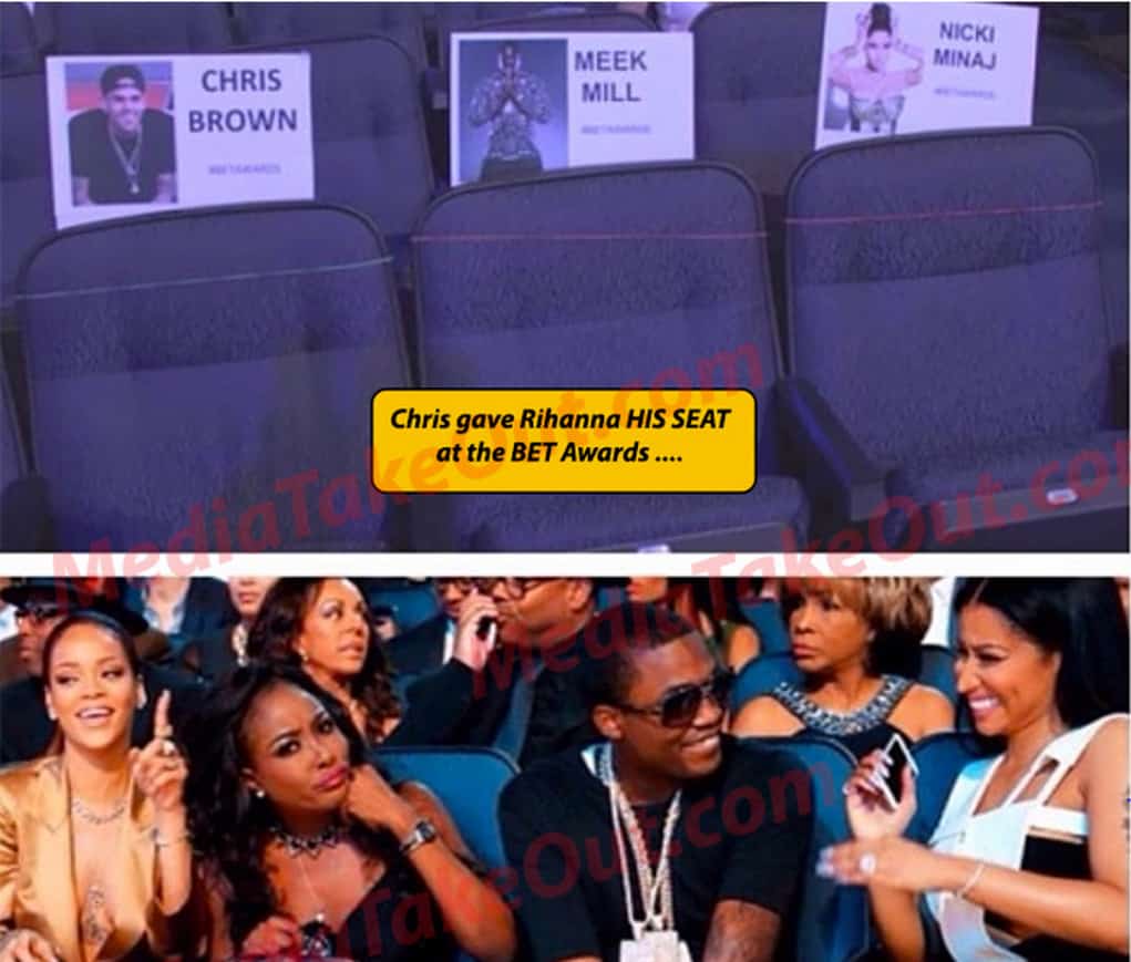 rihanna chris brown back together bet awards