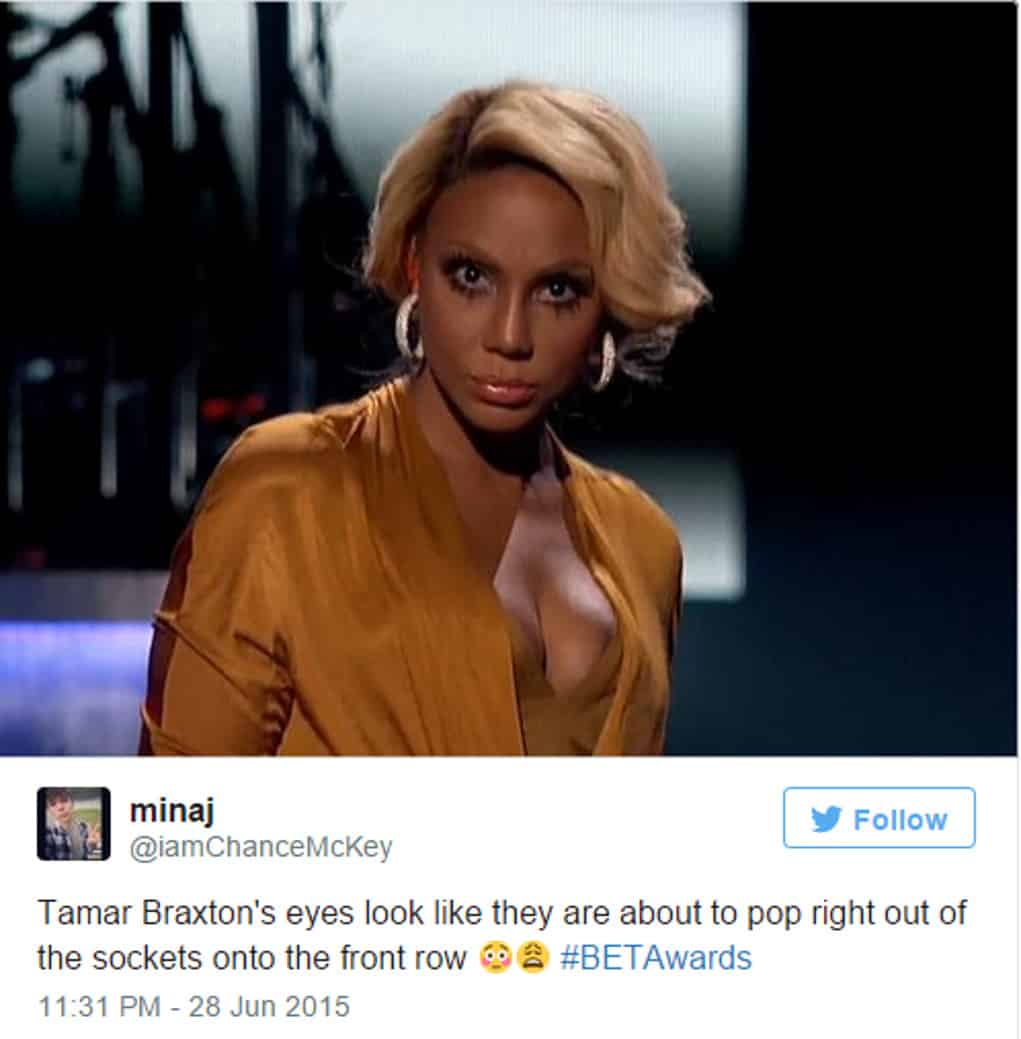 tamar braxton crazy eyes BET awards 3