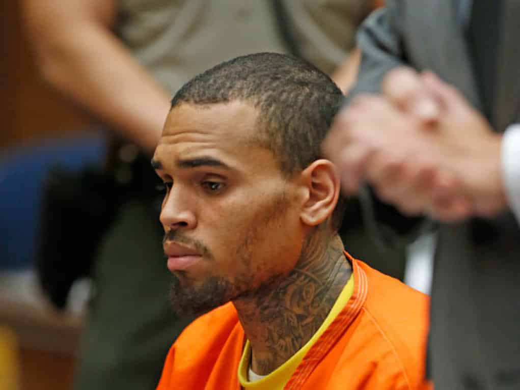 chris brown robbed