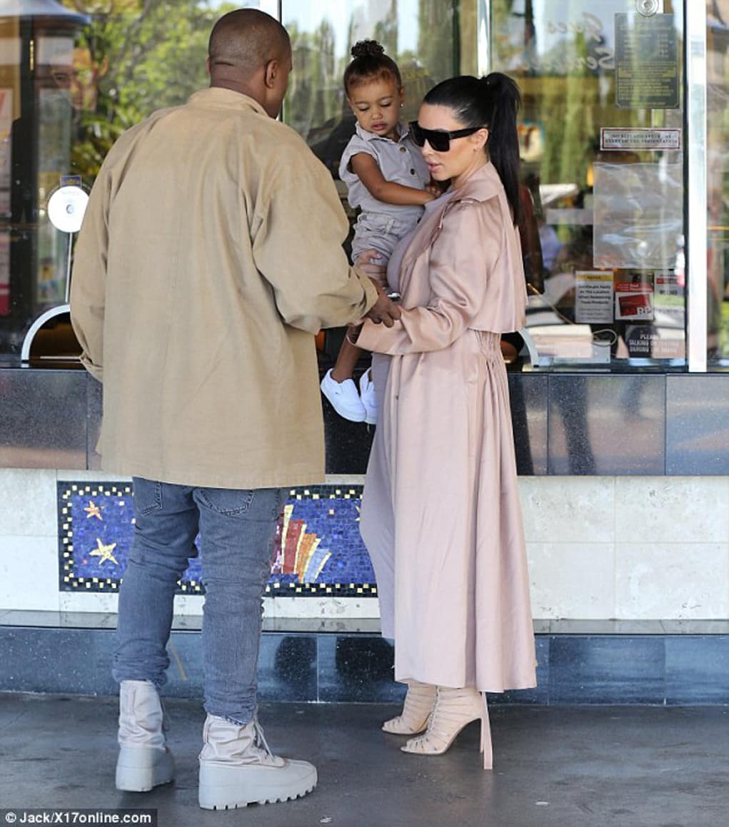 kanye kim north west 3