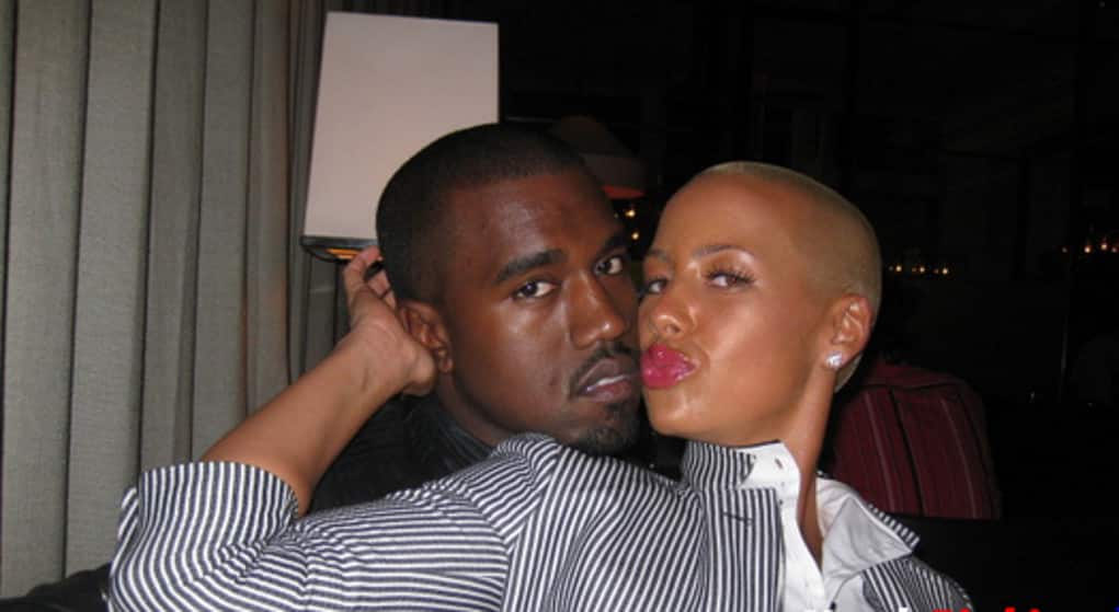 kanye west amber rose kim