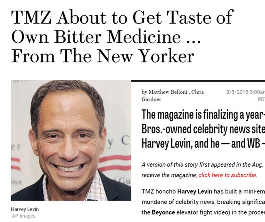 Harvey Levin to TMZ Staffers: “Don’t Talk to the Reporter from the New Yorker”