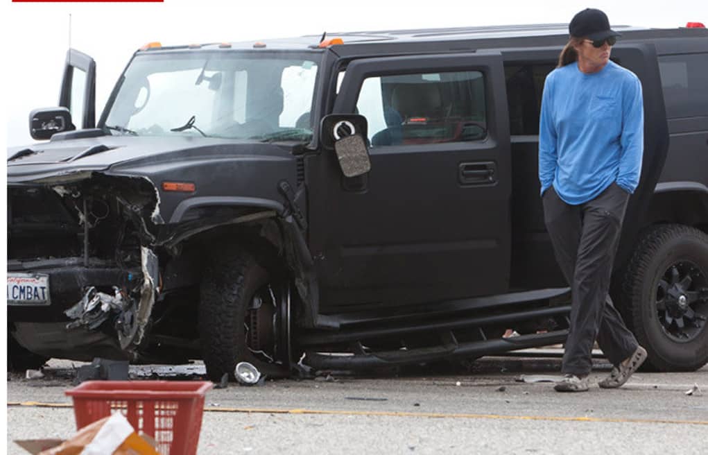 Caitlyn jenner car crash