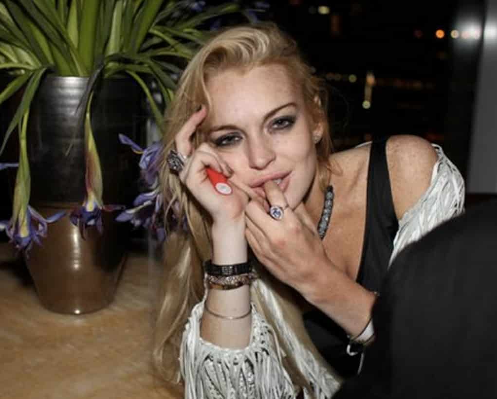 lindsay lohan drugged