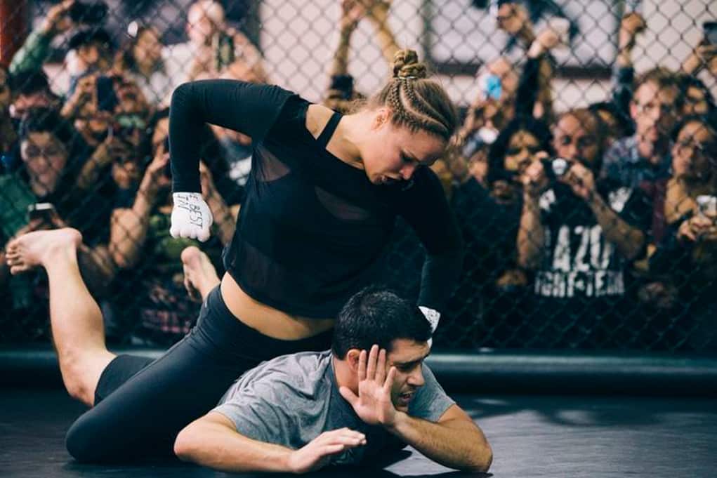 ronda rousey fight men