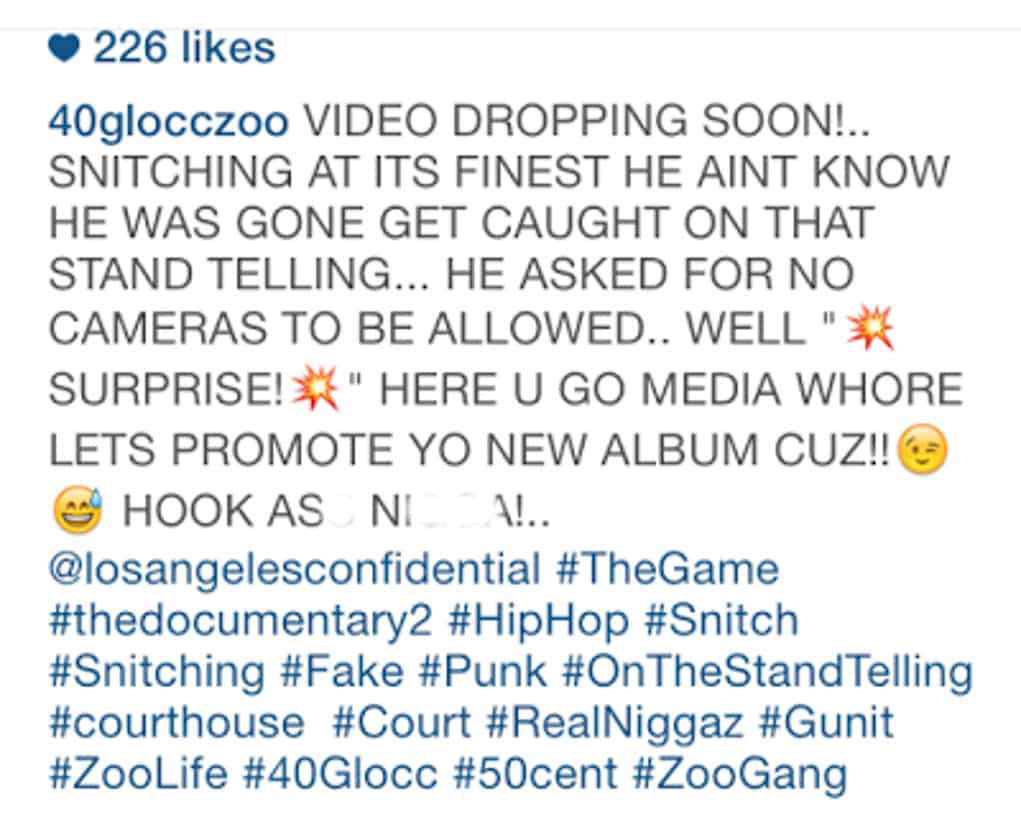 game snitch 40 glocc 2