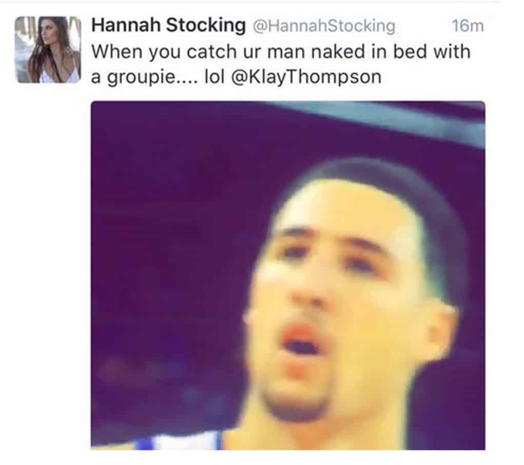 klay thompson cheating 3