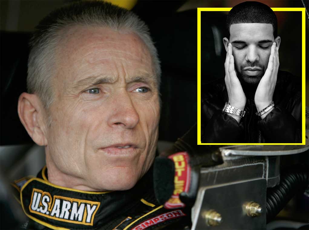 Drake-Catches-Shade-From-NASCAR-World-