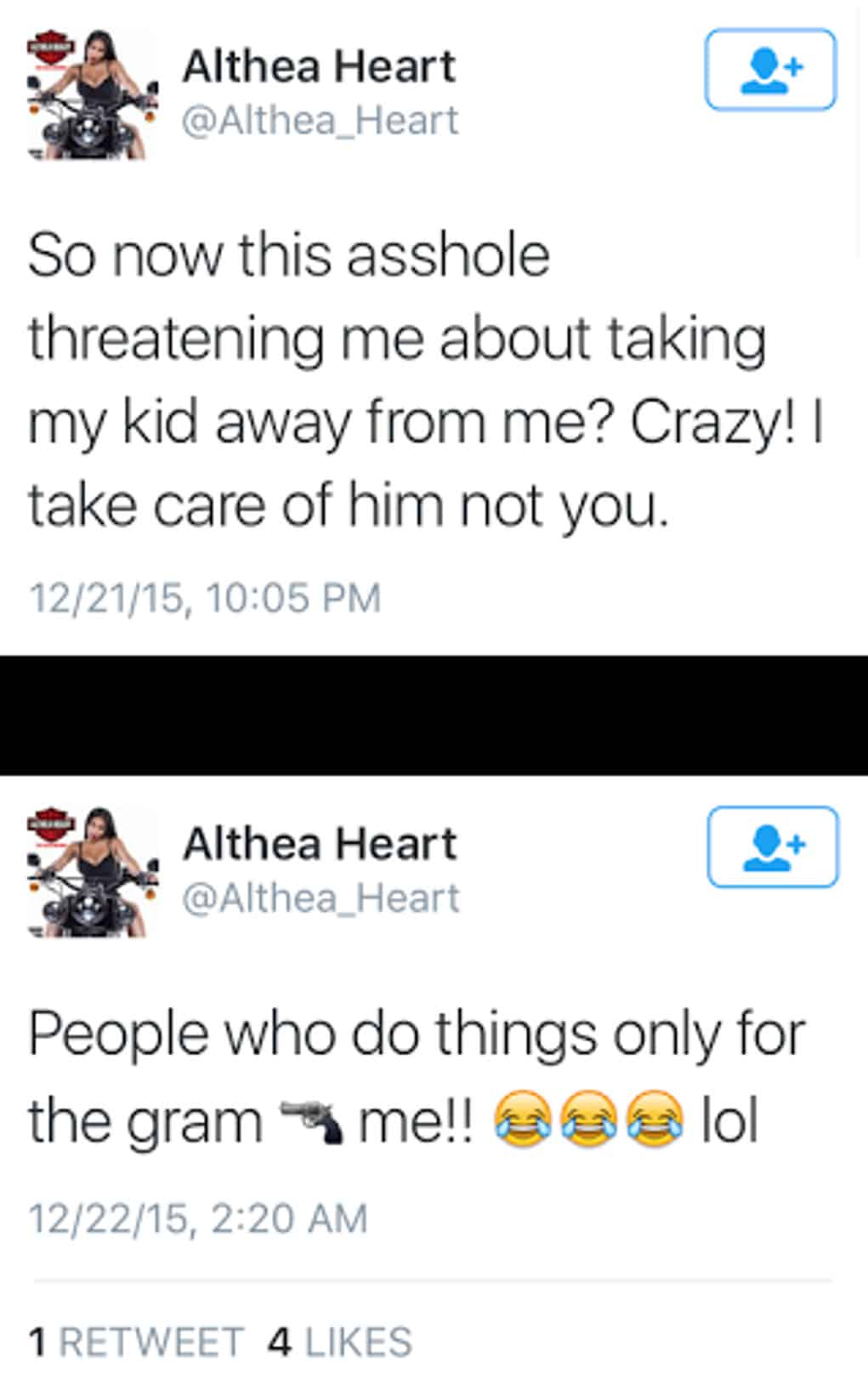 benzino althea heart tweet 2