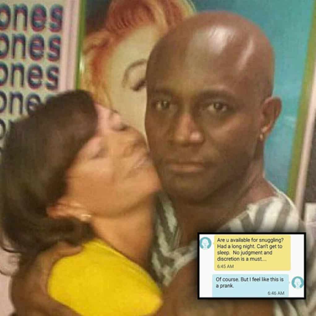 taye diggs snuggle