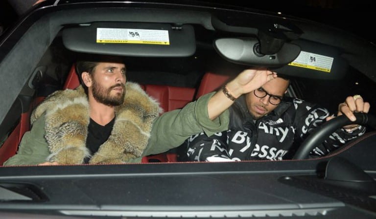 Chris Brown Brought Scott Disick To The Strip Club