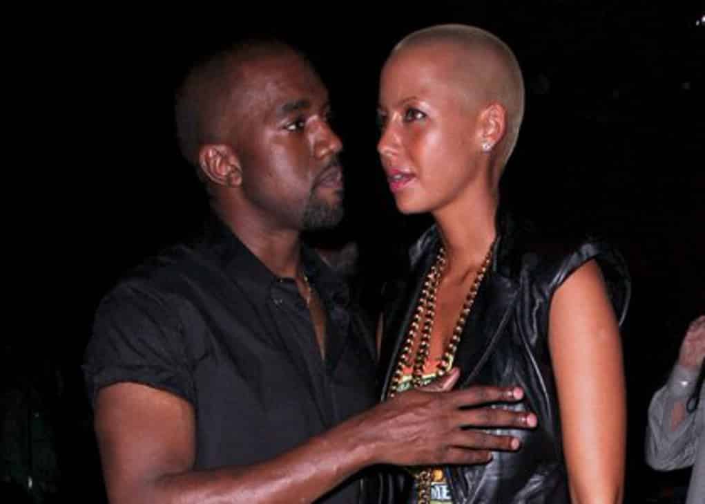 kanye west amber rose butt play