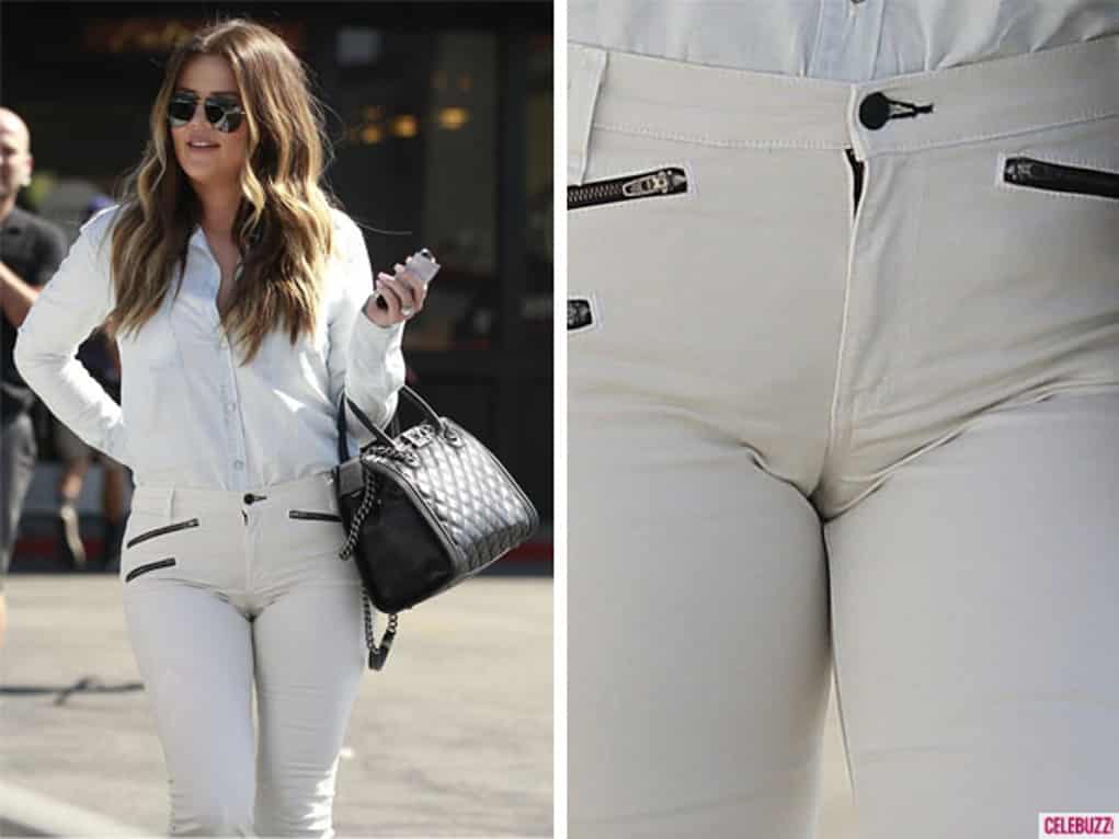 khloe kardashian camel toe