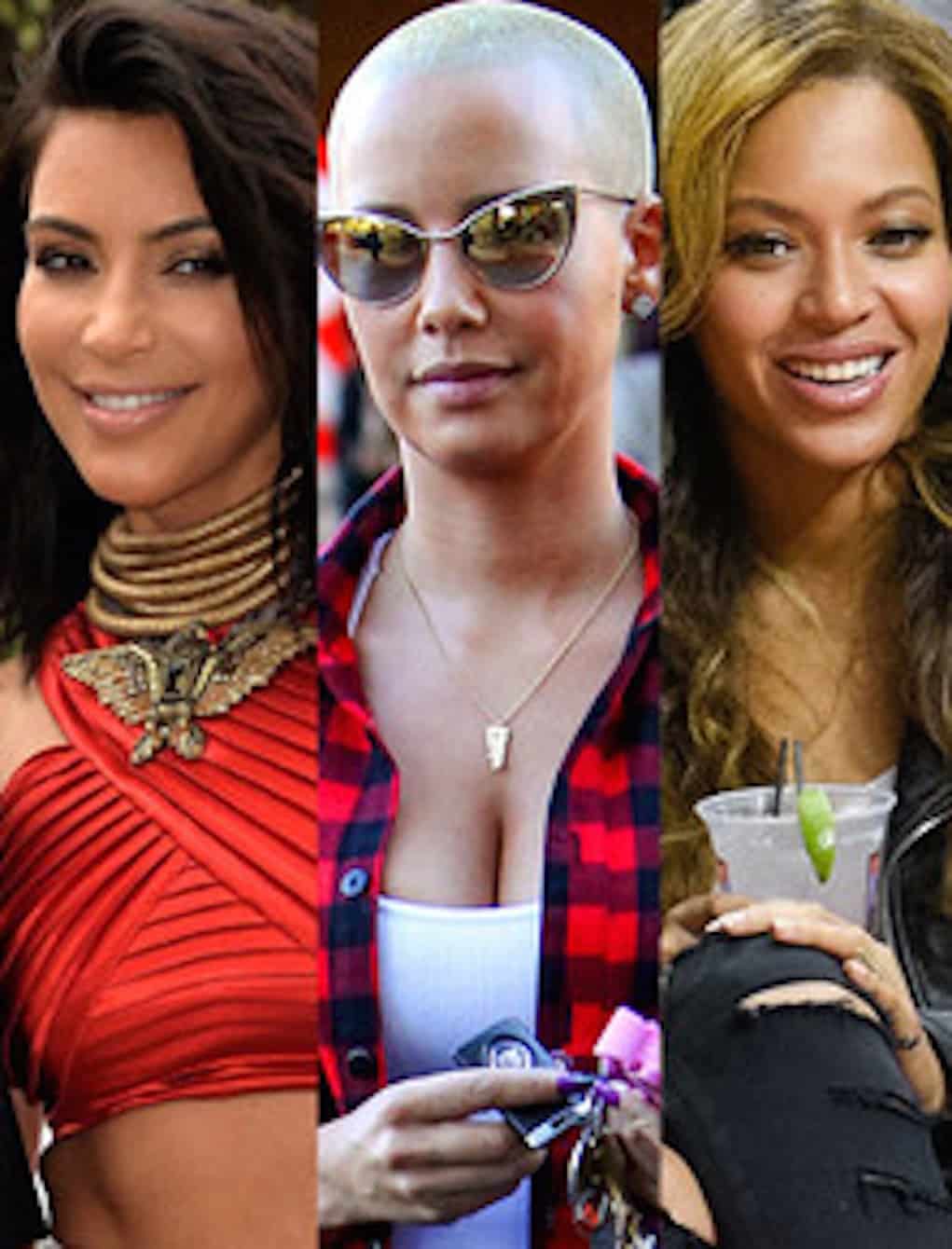 amber rose beyonce kim kardashian