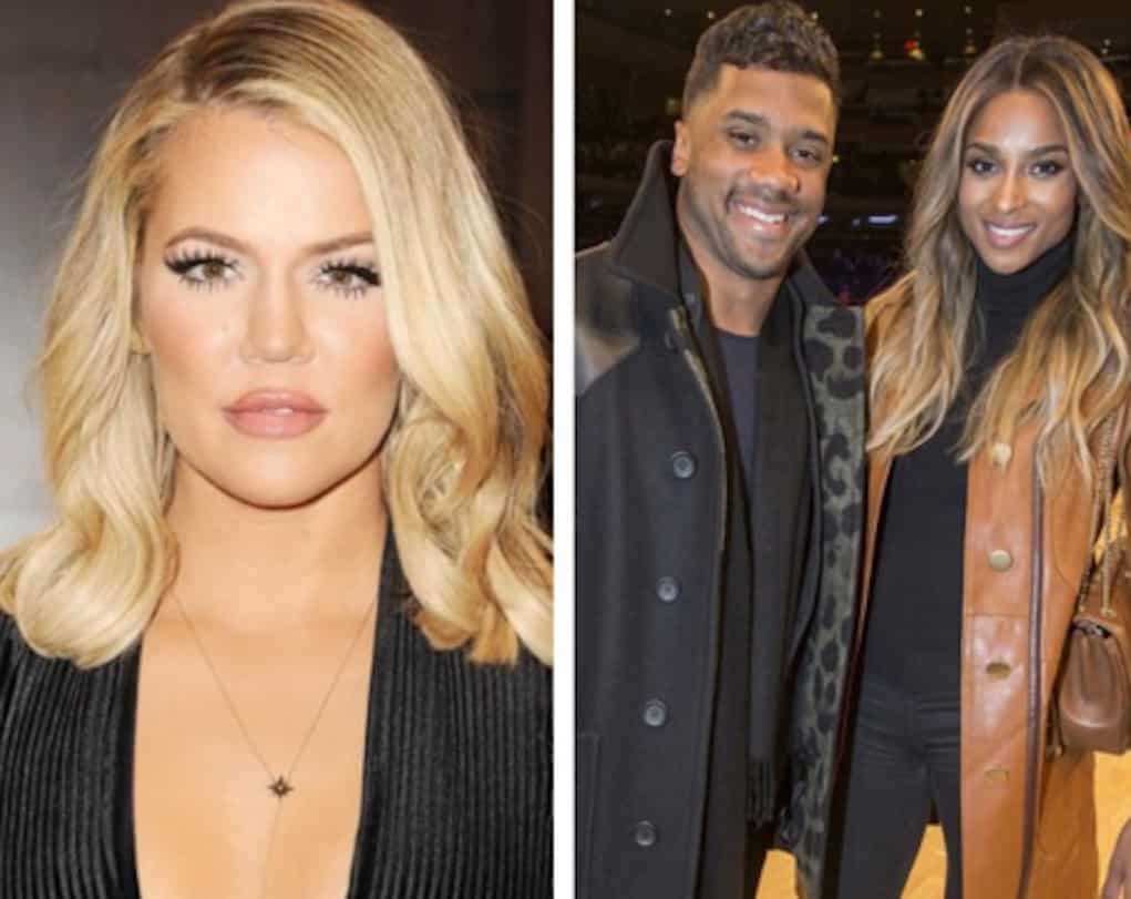 khloe kardashian ciara russell wilson