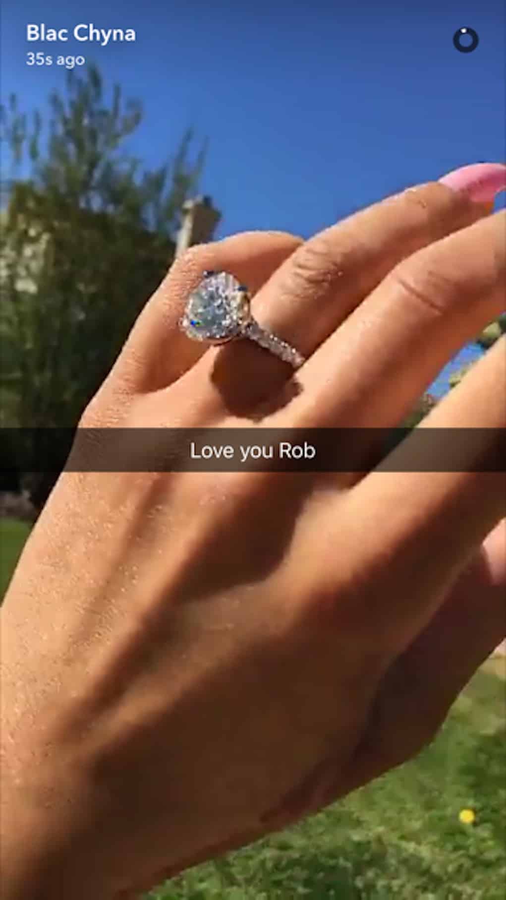 blac chyna engagement ring
