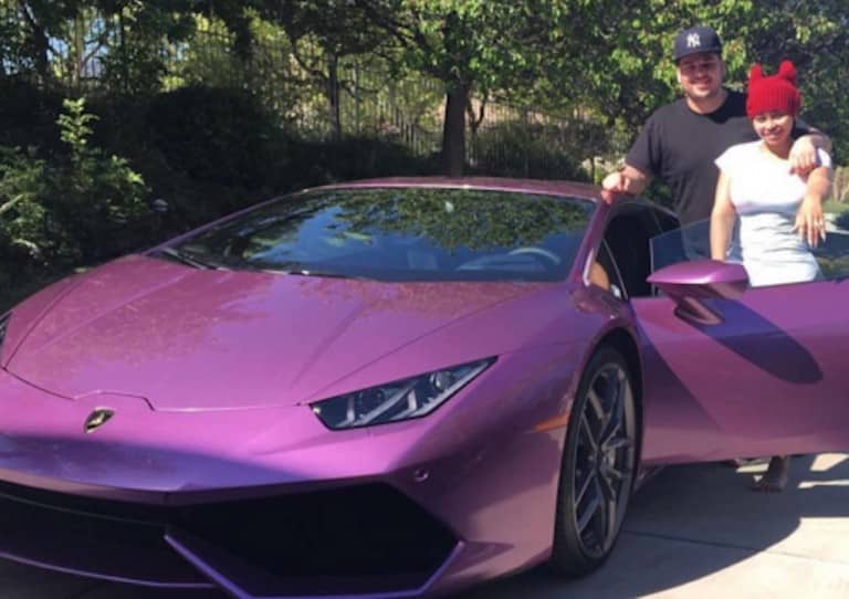 Rob Kardashian Gifts Blac Chyna With a $200K Huracan Lamborghini