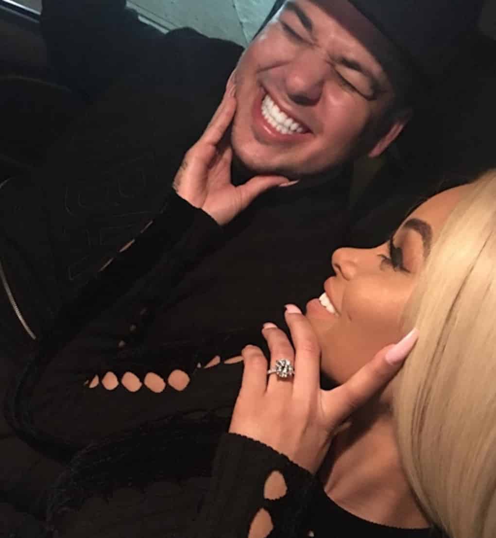 blac chyna rob kardashian engaged