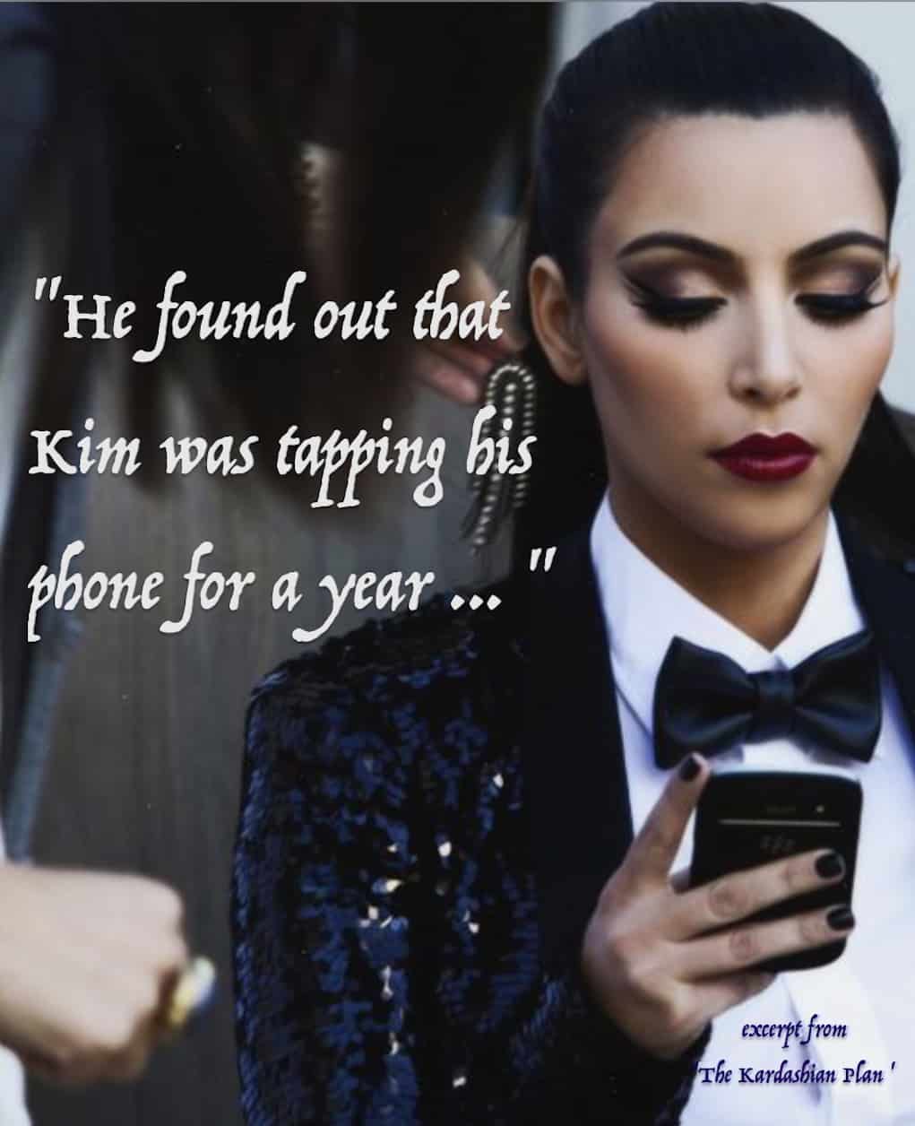 kardashian book kim wiretapping