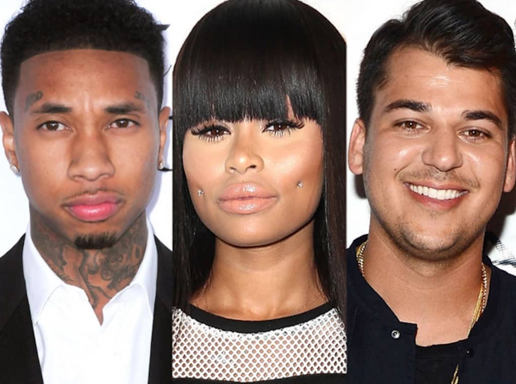 tyga blac chyna rob kardashian engagement