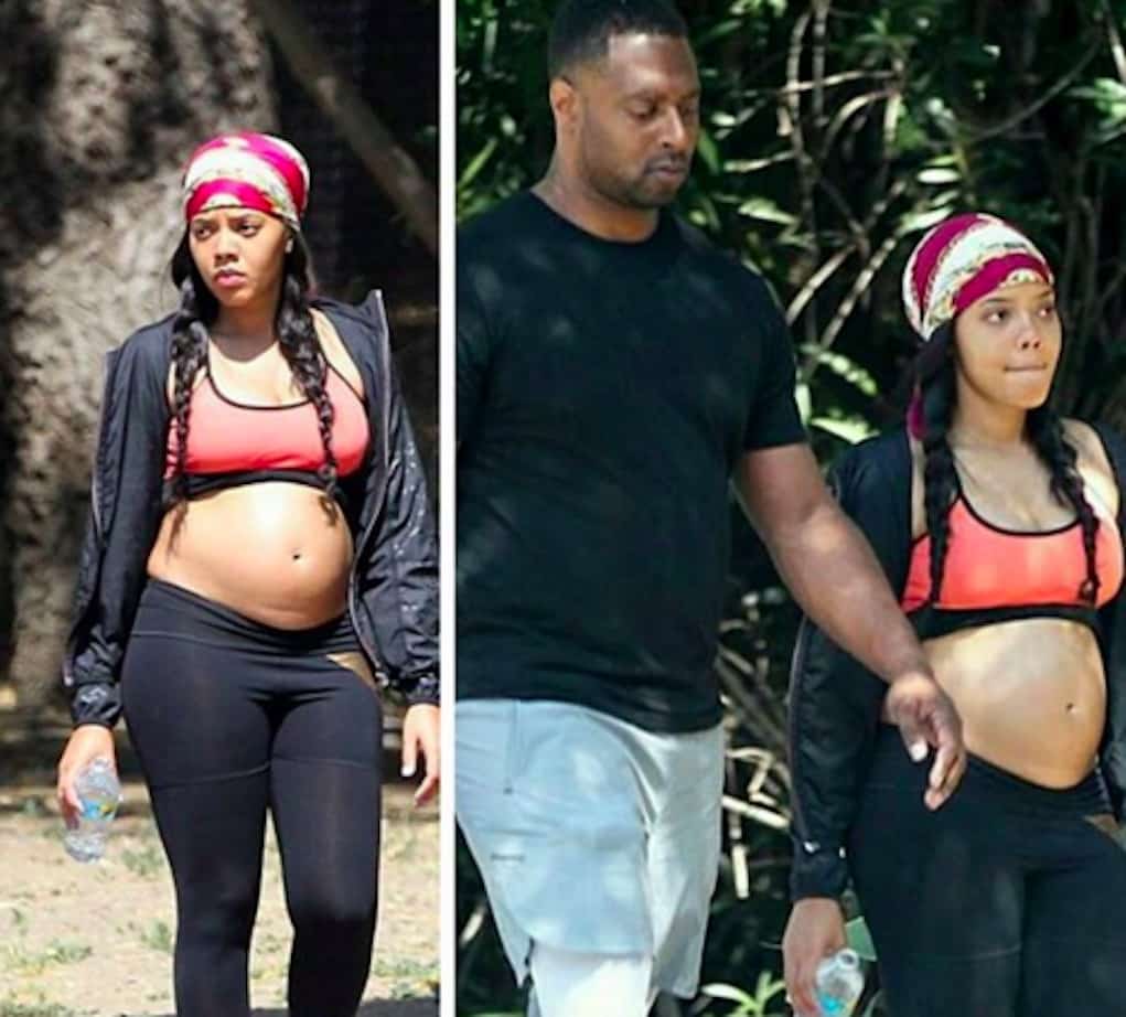 angela simmons pregnant